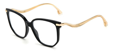 Designer Women Jimmy Choo Eyeglasses: JC 257 - Black- SpecSMART Eye Clinic (Diagonal View)